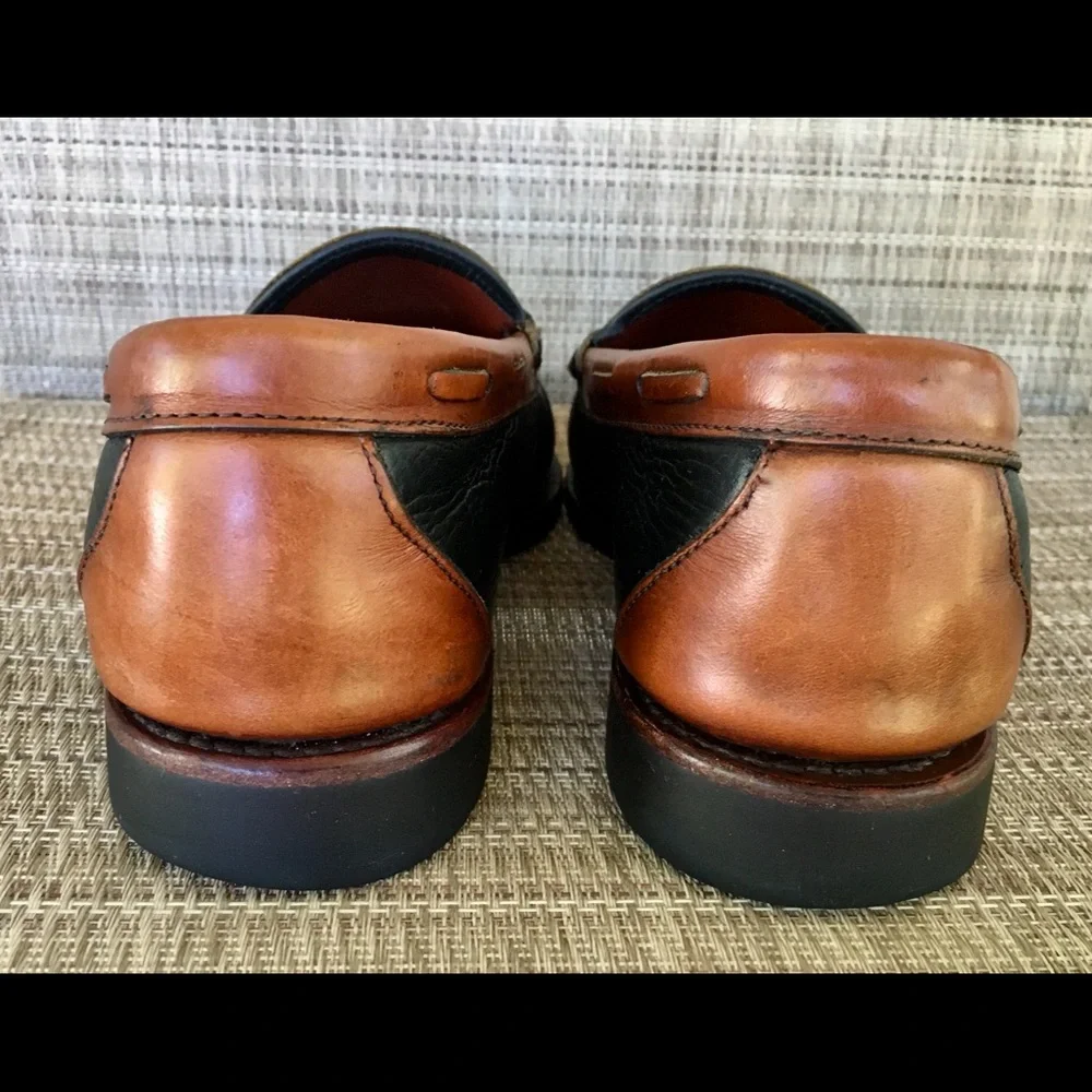 Allen Edmonds Black and Brown Tassel Loafers